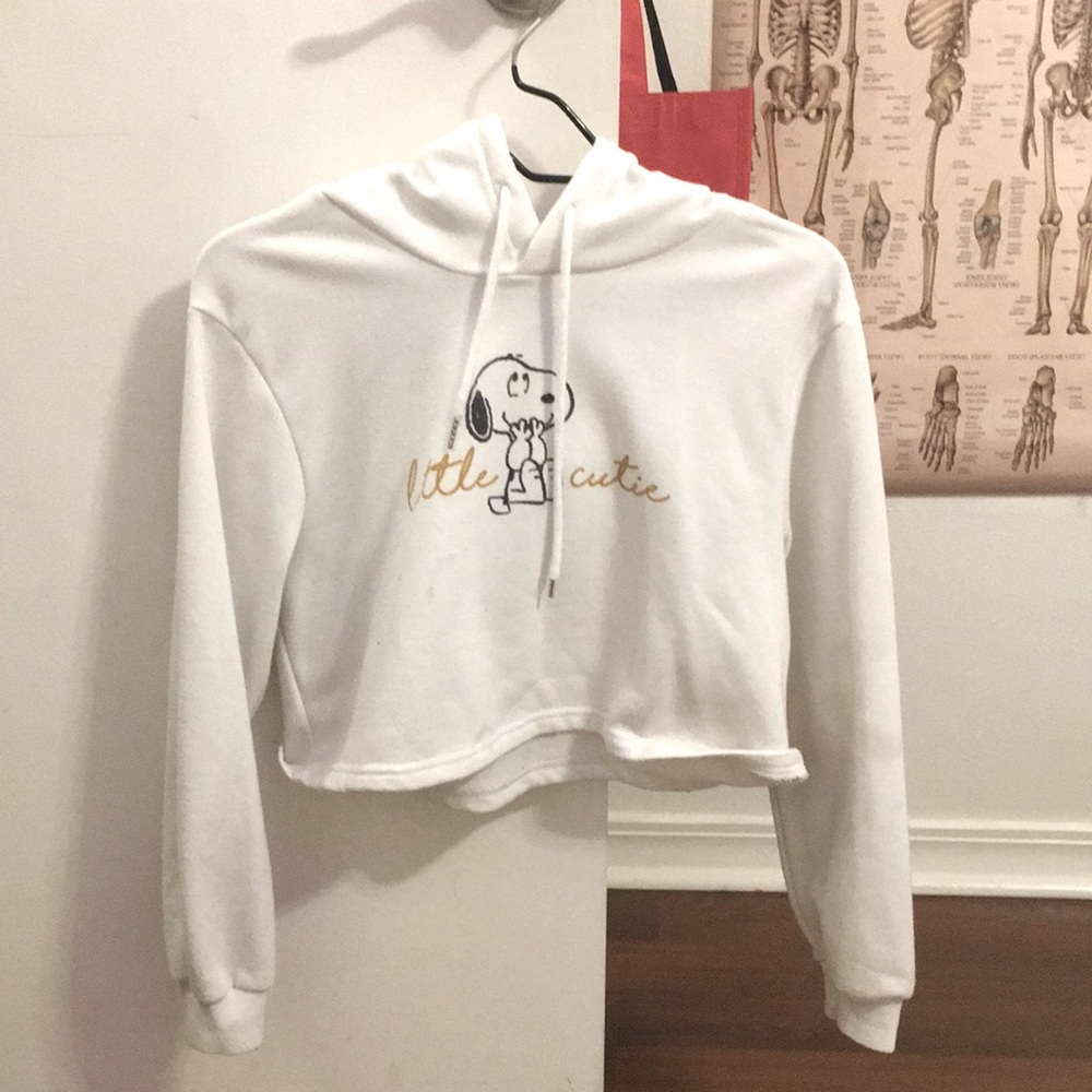 Snoop crop drawstring hoodie, Brand: Romwe, Size: SMALL EUR36 US4